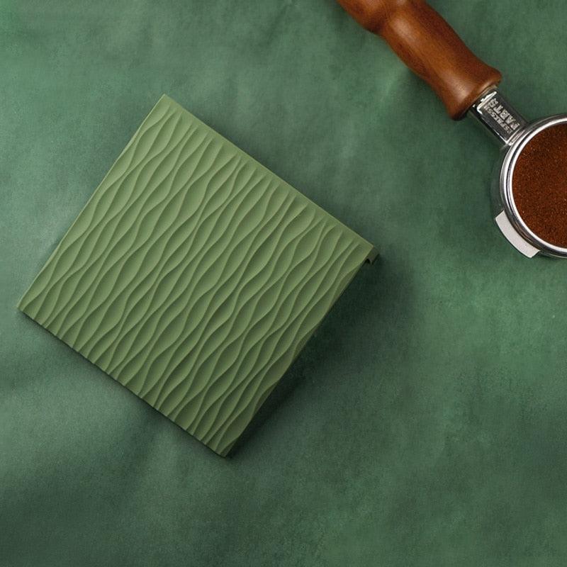 Espresso Tampers Mat Espresso Coffee Accessories Coffeeware Tamping Pad Anti-skid Food Safe Silicone Corner Mat Barista Tools - Lily Depot
