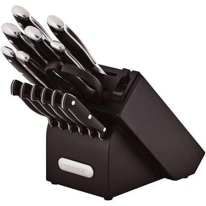 Farberware Edgekeeper® Professional 15-piece Forged Triple Riveted Knife Block Set kitchen knife kitchen knife set - Lily Depot