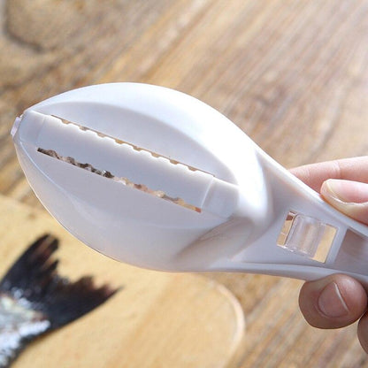 Fish skin brush scraping fish scale brush grater quick disassembly fish knife cleaning peeling skin scraper scraper fish scaler - Lily Depot