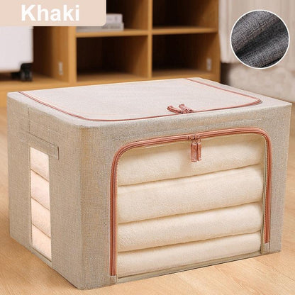 Foldable Storage Organizers Clothes Blanket Quilt Organizer Box Large Capacity Closet Sweater Storage Clothes Cabinet Organizer - Lily Depot
