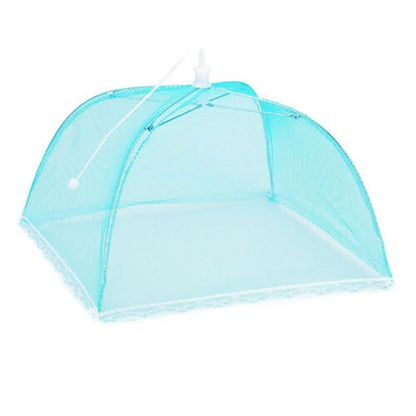 Food Cover Large Pop-Up Mesh Screen Food Cover Tent Dome Net Umbrella Picnic Home Kitchen Folded Mesh Anti Fly Mosquito Umbrella - Lily Depot