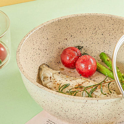 Frying Pan Home Wok Induction Cooker Pan Gas Stove Smoke-Free Fried Egg Steak Pan Cooking Pot Non Stick Pan with Lid Crepe Maker - Lily Depot