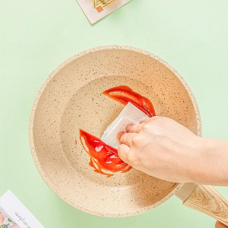 Frying Pan Home Wok Induction Cooker Pan Gas Stove Smoke-Free Fried Egg Steak Pan Cooking Pot Non Stick Pan with Lid Crepe Maker - Lily Depot