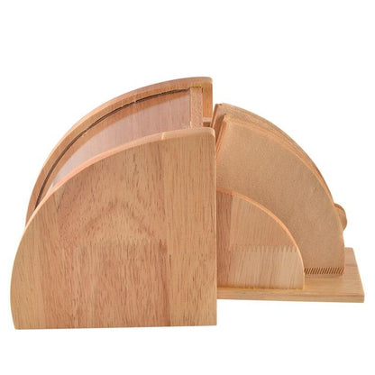 Hand Drip Coffee Filter Paper Holder Storage Rack V60 Decorative Cone Coffee Filter Container Household Coffee Accessories - Lily Depot