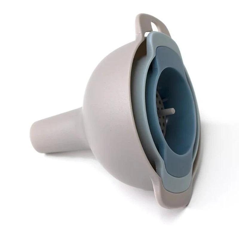 Household Filter Multi-function Funnel Set Oil Hopper Filter Oil Can Sub-packaging Plastic Funnel Kitchen Accessories - Lily Depot