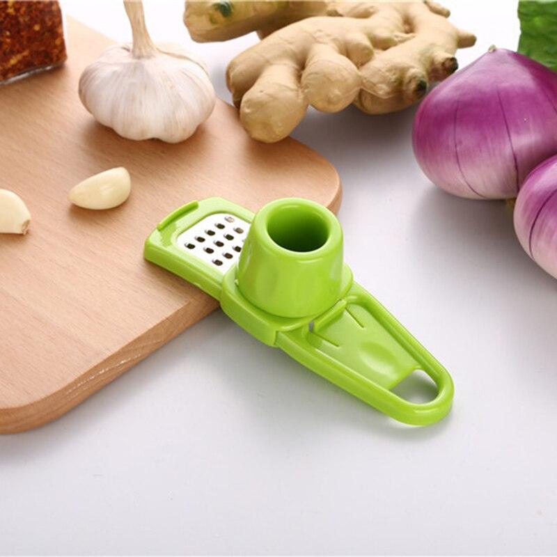 Household Garlic Peeler Functional Ginger Garlic Press Grinding Grater Planer Slicer Cutter Cooking Tool Kitchen Accessories - Lily Depot