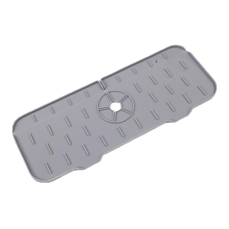 Kitchen Faucet Absorbent Mat Sink Splash Guard Silicone Drainage Mat Drying Pad Kitchen Bathroom Countertop Protection Mat - Lily Depot