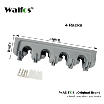 Kitchen Organizer Wall Mounted Kitchen Shelf Storage Holder for Mop Brush Broom Mops Hanger Organizer Too - Lily Depot