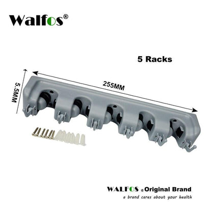 Kitchen Organizer Wall Mounted Kitchen Shelf Storage Holder for Mop Brush Broom Mops Hanger Organizer Too - Lily Depot