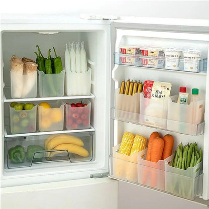 Kitchen Refrigerator Storage Box Fridge Classified Organizer Basket for Fruit Vegetable Refrigerator Door Food Fresh-Keeping Box - Lily Depot