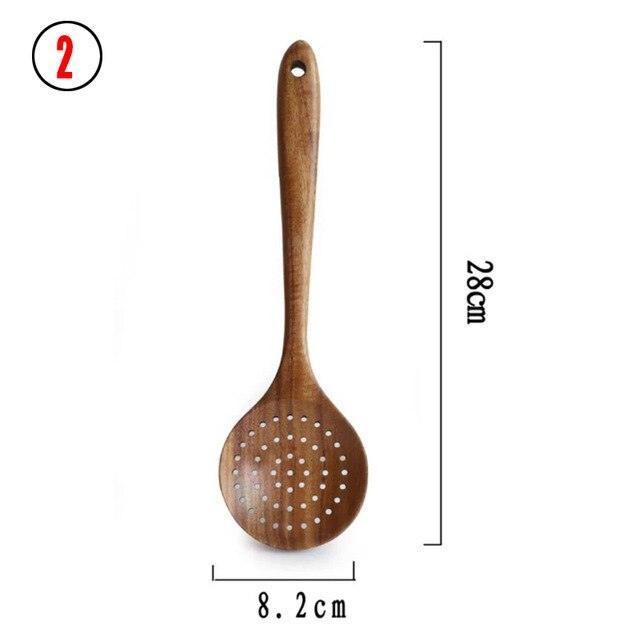 Kitchen Sets Wooden Kitchen Utensils Cooking Wooden Spoons Wooden Spoons Soup Utensils Kitchen Cooking Sets Cooking Gifts - Lily Depot