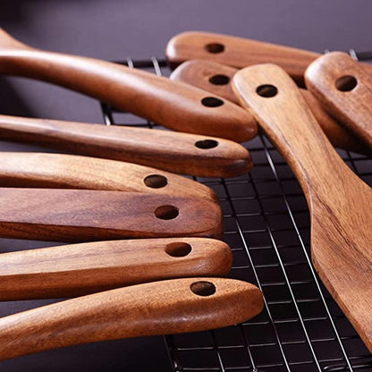 Kitchen Sets Wooden Kitchen Utensils Cooking Wooden Spoons Wooden Spoons Soup Utensils Kitchen Cooking Sets Cooking Gifts - Lily Depot