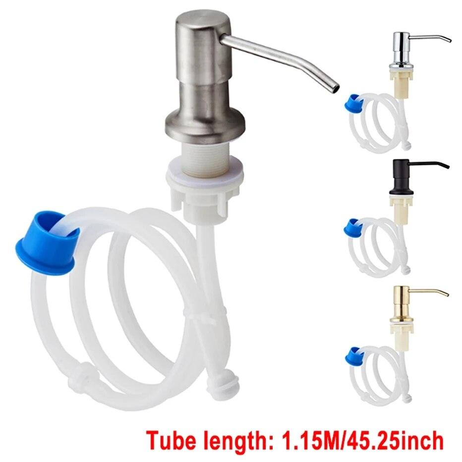Kitchen Sink Soap Dispenser Extension Tube Kit Replacement for Kitchen Sink Metal Under Deck Counter in Sink Mounted - Lily Depot
