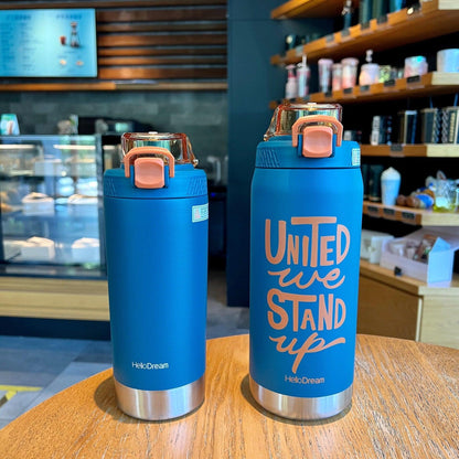 Large capacity heat preservation cup 316 stainless steel high-value water bottle portable spring outdoor sports drinking kettle - Lily Depot