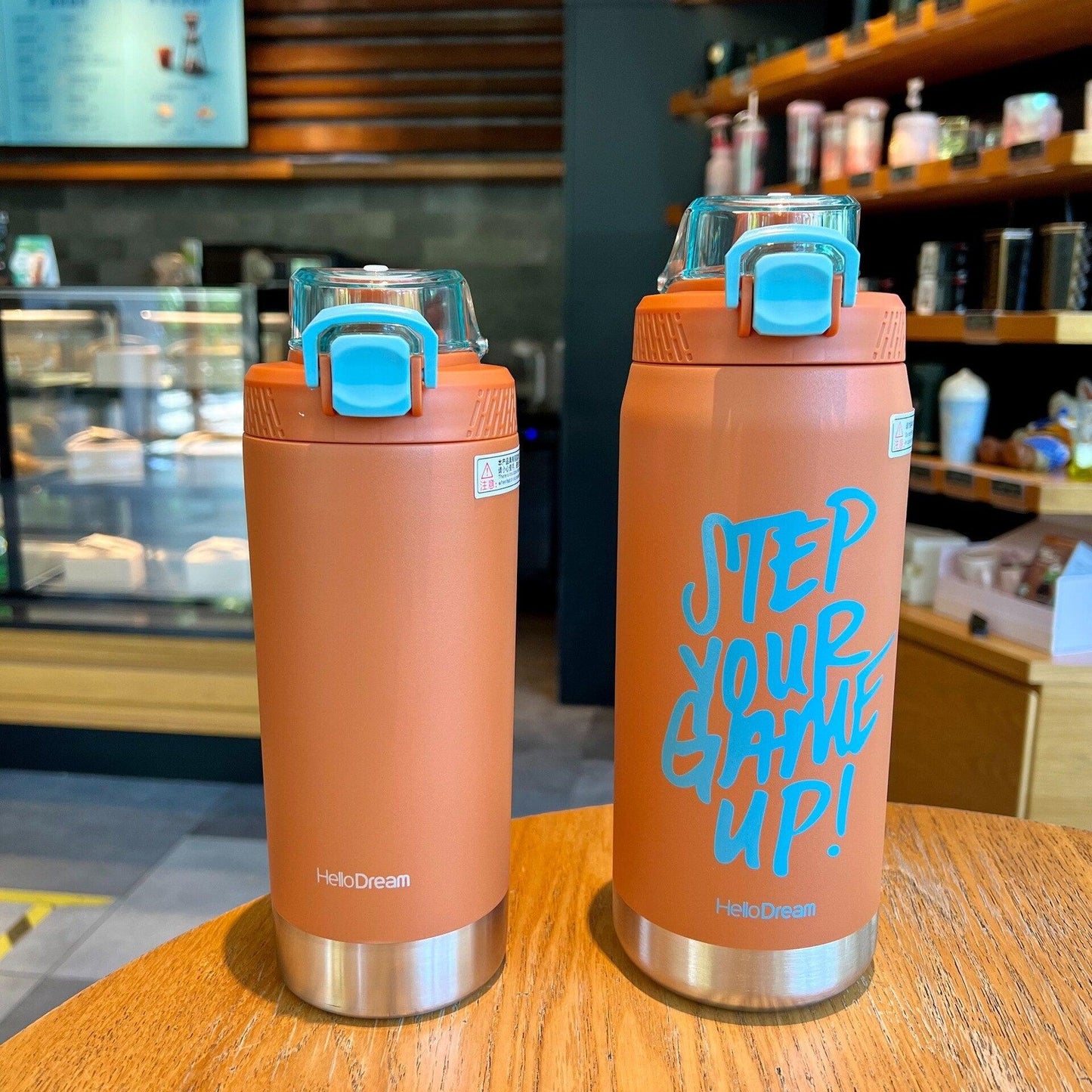Large capacity heat preservation cup 316 stainless steel high-value water bottle portable spring outdoor sports drinking kettle - Lily Depot