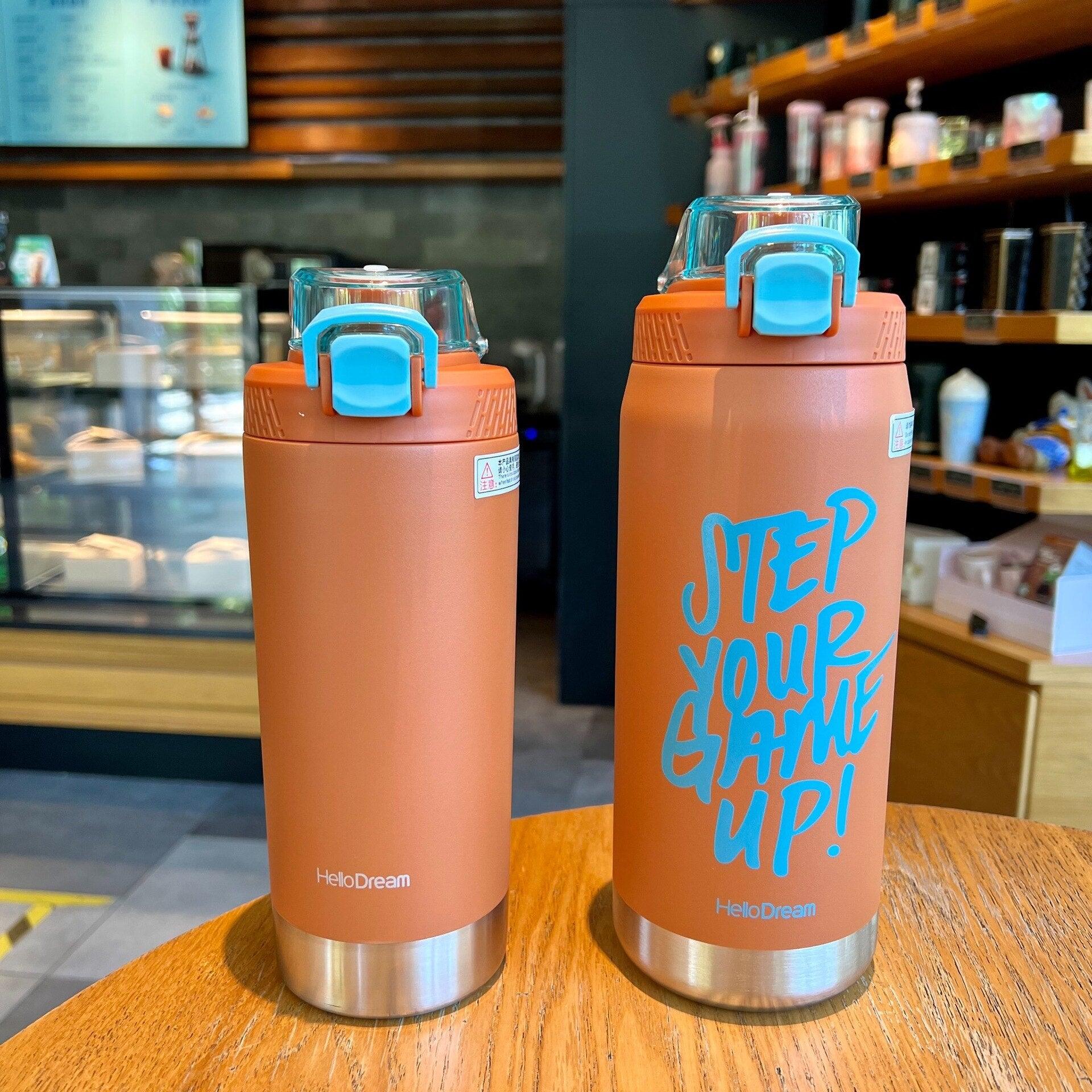 Large capacity heat preservation cup 316 stainless steel high-value water bottle portable spring outdoor sports drinking kettle - Lily Depot