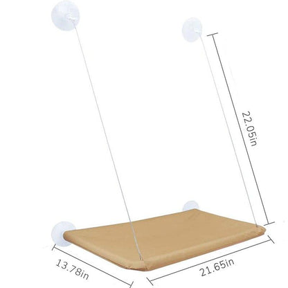 Factory Cat Mat Hammock Window Soft Foldable Cat Window Perch for Sill Pets Window Shelves Beds Cat Hammock - Lily Depot