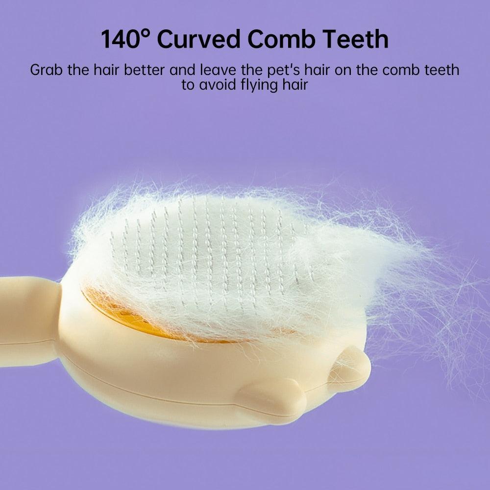 Cat Comb Massage Pet Deshedding Brush Hair Removal Cat and Dog Universal Needle Brush Pets Grooming Shedding Supplies Scratcher - Lily Depot