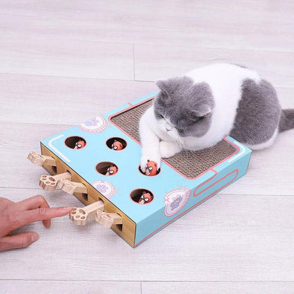 Hamster Cat Scratch Board Nest Corrugated Cat Toy Wear-resistant Cat Claw Board Funny Cat Interactive Toy Cat Supplies - Lily Depot
