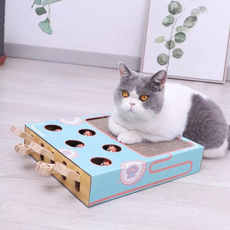Hamster Cat Scratch Board Nest Corrugated Cat Toy Wear-resistant Cat Claw Board Funny Cat Interactive Toy Cat Supplies - Lily Depot