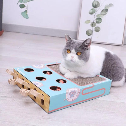 Hamster Cat Scratch Board Nest Corrugated Cat Toy Wear-resistant Cat Claw Board Funny Cat Interactive Toy Cat Supplies - Lily Depot