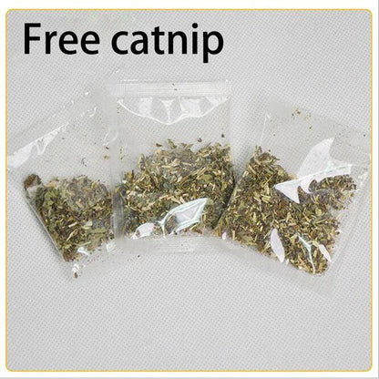 Cat Scratching Board With Catnip Claw Grinding Plate Corrugated Paper Cat Scratching Board Triangle with Ball - Lily Depot