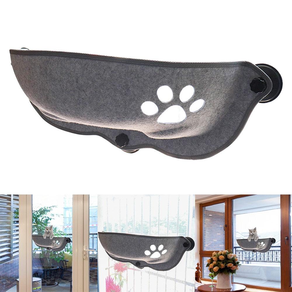 Cat Window Hammock With Strong Suction Cups Pet Kitty Hanging Sleeping Bed Storage For Pet Warm Ferret Cage Cat Shelf Seat Beds - Lily Depot