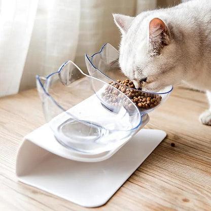 Non-Slip Double Cat Bowl Dog Bowl With Stand Pet Feeding Cat Water Bowl For Cats Food Pet Bowls For Dogs Feeder Product Supplies - Lily Depot