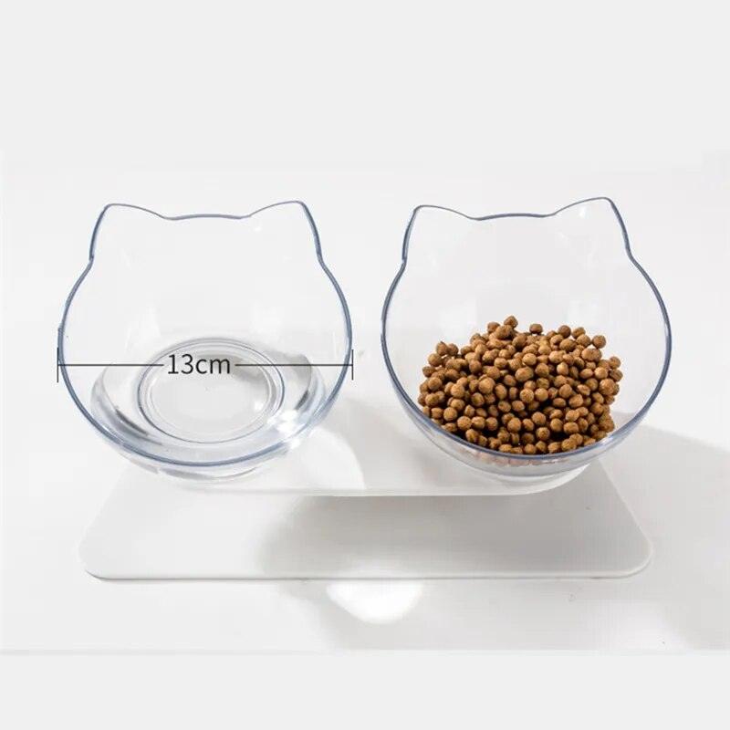 Non-Slip Double Cat Bowl Dog Bowl With Stand Pet Feeding Cat Water Bowl For Cats Food Pet Bowls For Dogs Feeder Product Supplies - Lily Depot