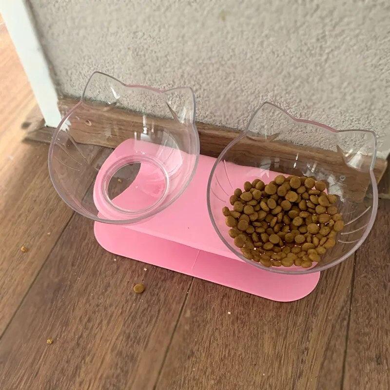 Non-Slip Double Cat Bowl Dog Bowl With Stand Pet Feeding Cat Water Bowl For Cats Food Pet Bowls For Dogs Feeder Product Supplies - Lily Depot