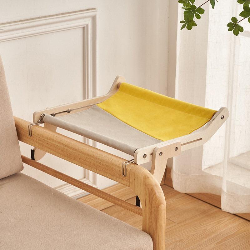 Hanging Cat Bed Window Hammock Sofa House Furniture Kitten Indoor Washable Removable Seat Wooden Sleeping Bed Perch Shelves - Lily Depot