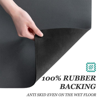 Mat Super Absorbent Kitchen Absorbent Mat Antiskid Draining Coffee Dish Drying Mat Quick Dry Bathroom Drain Pad Tableware Mat - Lily Depot
