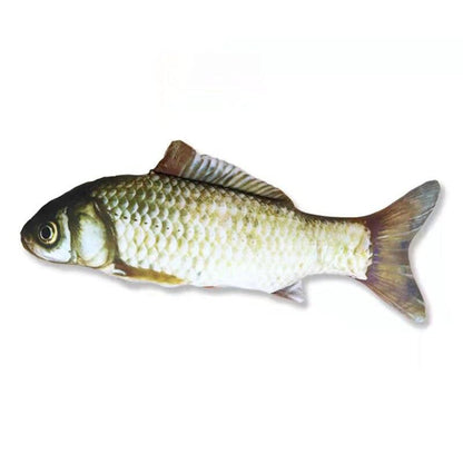 20CM Pet Cat Toy Fish Built-In Cotton Battery-Free Ordinary Simulation Fish Cat Interactive Entertainment Play Cat Toys - Lily Depot