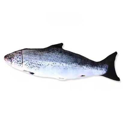 20CM Pet Cat Toy Fish Built-In Cotton Battery-Free Ordinary Simulation Fish Cat Interactive Entertainment Play Cat Toys - Lily Depot