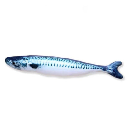 20CM Pet Cat Toy Fish Built-In Cotton Battery-Free Ordinary Simulation Fish Cat Interactive Entertainment Play Cat Toys - Lily Depot