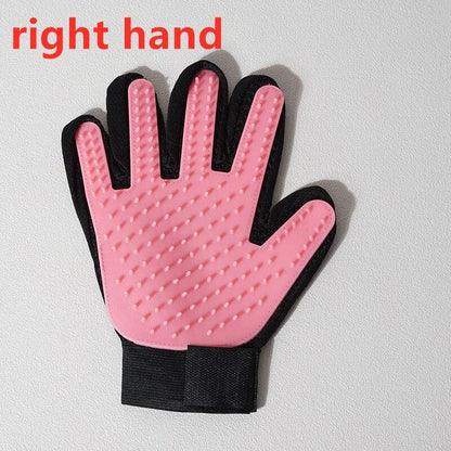 Pet Hair Removal Brush Soft Silicone Material Massage Hair Care Gloves Cat And Dog Hair Cleaning Pet Cleaning Supplies Comb - Lily Depot