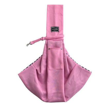 Pet Going Out Carrying Bag Oblique Shoulder Outdoor Travel Portable Cat Puppy Sling Bag Cotton Cozy Tote Pet Carrying Supplies - Lily Depot