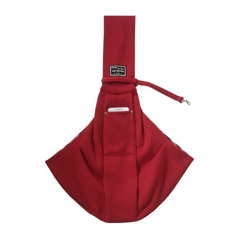 Pet Going Out Carrying Bag Oblique Shoulder Outdoor Travel Portable Cat Puppy Sling Bag Cotton Cozy Tote Pet Carrying Supplies - Lily Depot