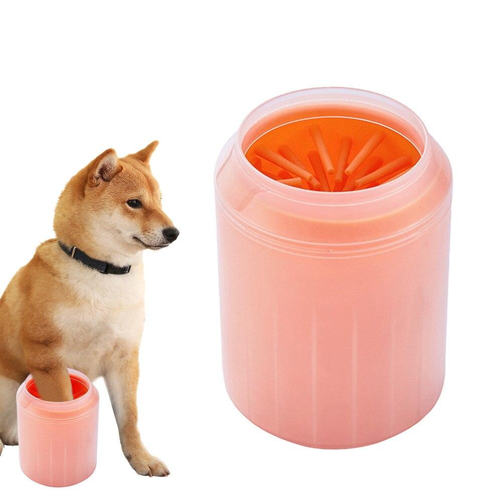 Pet Foot Wash Cup Soft Silicone Brush Paw Cleaning Tool Household Cat And Dog Paw Cleaning Brush Pet Cleaning Supplies - Lily Depot