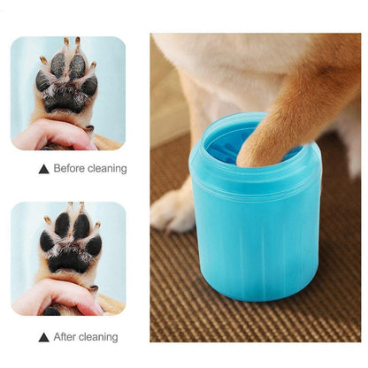 Pet Foot Wash Cup Soft Silicone Brush Paw Cleaning Tool Household Cat And Dog Paw Cleaning Brush Pet Cleaning Supplies - Lily Depot