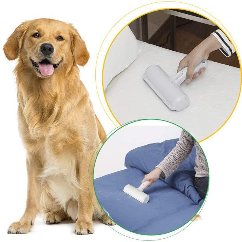 Pet Sticky Hair Roller One Hand Operation Mode to Remove Dogs and Cats Dropped Hair Lint Pet Hair Remover Sofa Cleaning Supplies - Lily Depot