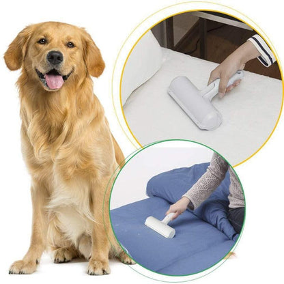 Pet Sticky Hair Roller One Hand Operation Mode to Remove Dogs and Cats Dropped Hair Lint Pet Hair Remover Sofa Cleaning Supplies - Lily Depot