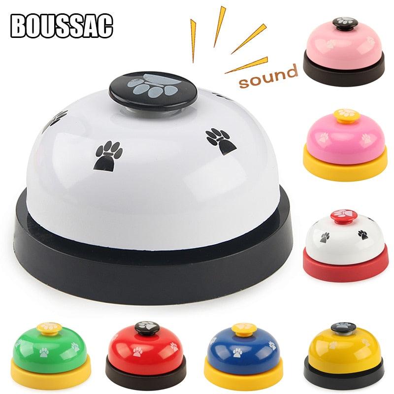 Pet Training Bell Dog Cat Interactive Sound Toy Pet Ordering Meal Footprint Trainer Feeding Reminder Pet Intelligence Training - Lily Depot