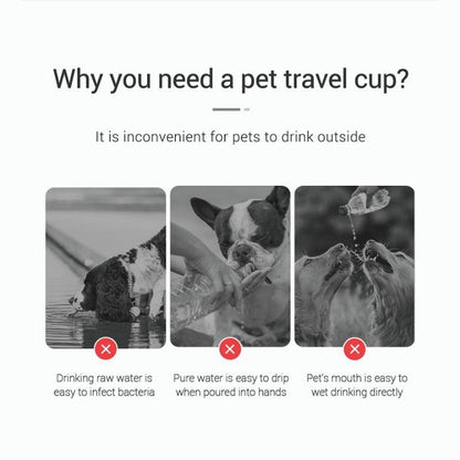 Dog Water Bottle Portable For Small Large Dogs Bowl Outdoor Walking Puppy Pet Travel Water Bottle Cat Drinking Bowl Pet Supplies - Lily Depot