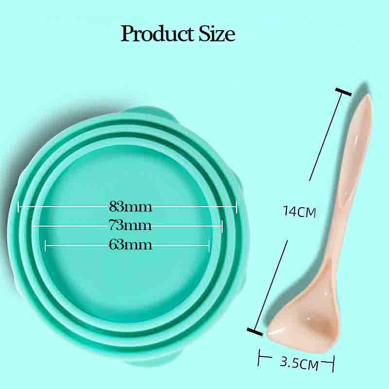Silicone Canned Lid for Pet Food Canned Sealed Feeders for Puppy Cat Storage Top Cap Reusable Cover Health Pet Daily Supplies - Lily Depot