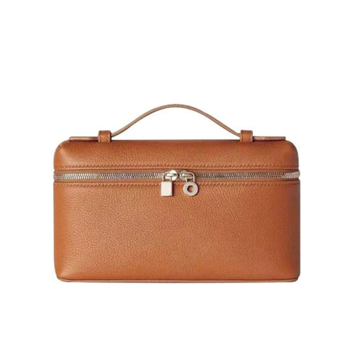 Kleine Tote-Tasche aus Echtleder Rosa