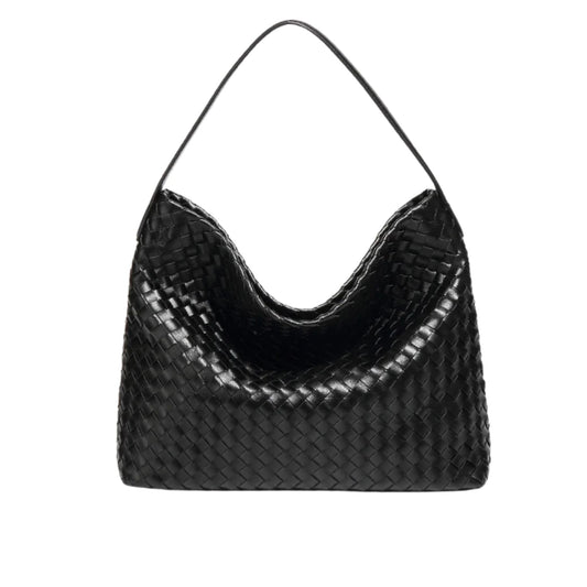 Mittelgroße geflochtene Tasche Luna