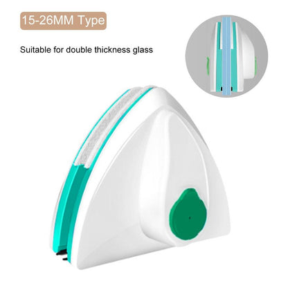 Magnetic Glass Window Cleaner Double-Sided Automatic Water Discharge Wiper Glass Window Brush Cleaning Household Cleaning Tools - Lily Depot