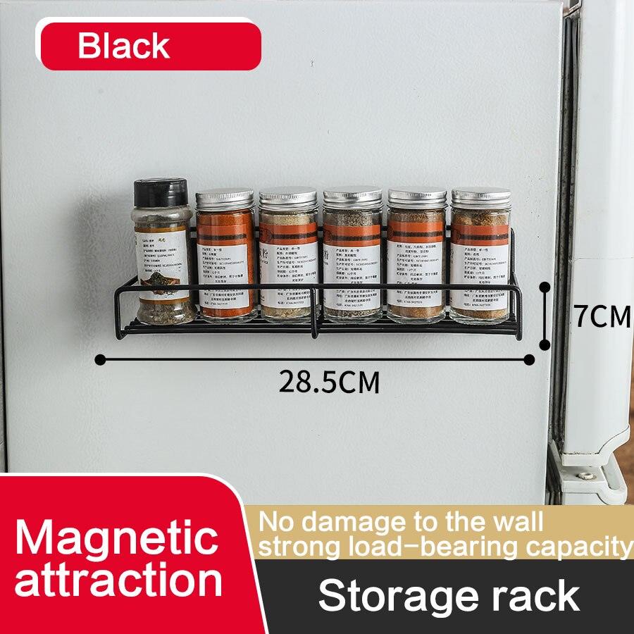 Magnetic Style Storage Organizer Kitchen Cabinet Storage Adsorbable Refrigerator Dish Drainer Useful Things for Kitchen Fridge - Lily Depot