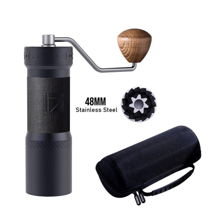 Manual Coffee Grinder 48mm Burr Pour-over & Express Max Grinder With Magnetic Catch-cup External Adjustment 90clicks - Lily Depot